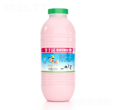 李子園草莓風(fēng)味甜牛奶乳飲料280ml