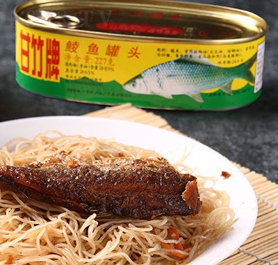 甘竹牌鯪魚罐頭魚罐頭食品招商227g