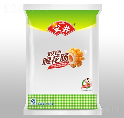 安井宿舍小火鍋香腸燒烤類速凍食品火鍋丸滑招商加熱速食商超貨源雙色腰花腸