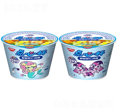 日清點心杯鮮鮮蝦仁面方便面招商代理夜宵代餐