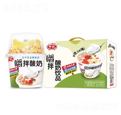 中沃180克×6杯嚼拌酸奶