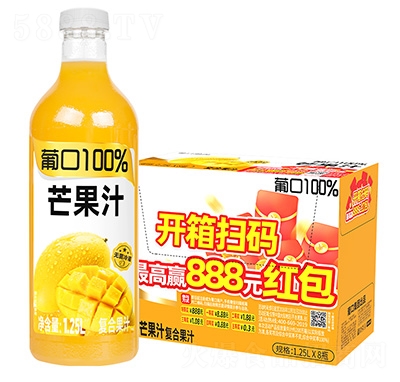 �Ͽ�100%â��֭1.25Lx8ƿ