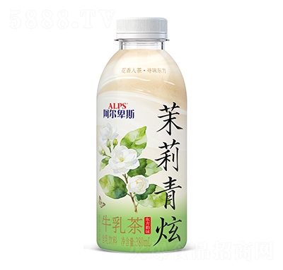 阿爾卑斯茉莉青玄牛乳茶含乳飲料380ml